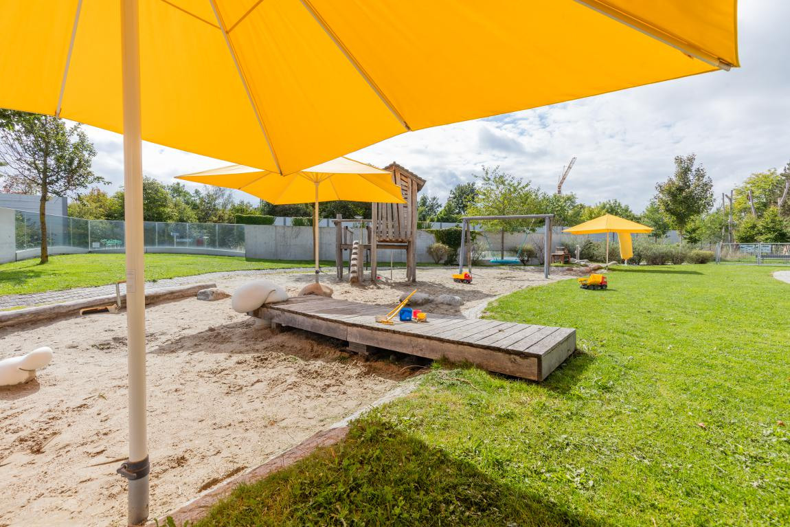 Garten in der Denk mit Kita München Aubing, Ilse-Fehling-Straße