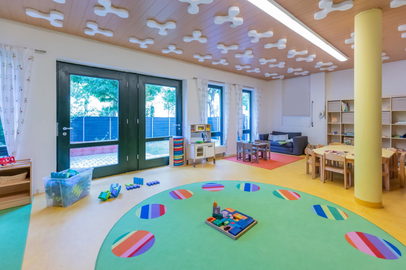 Kindergartengruppe der Denk mit Kita München Großhadern