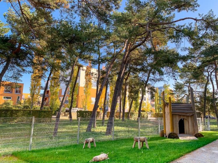 Garten der Denk mit Kita München Schwabing-Freimann