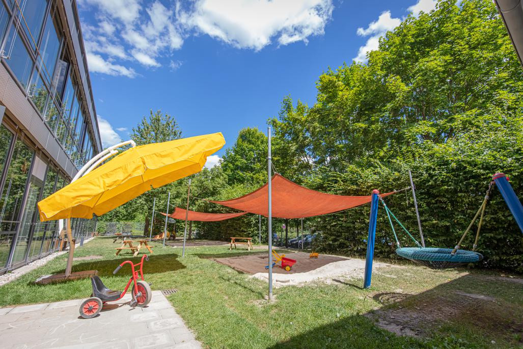 Garten in der Denk mit Kita Unterschleißheim